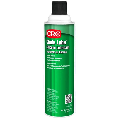CRC Chute Lube Lubricant 03204 – 11 Wt Oz., Silicone Lubricant Spray for Package Handling Equipment