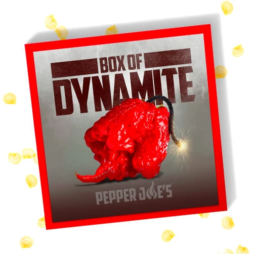 Pepper Joe's Pepper Joe’s Box of Dynamite Super-Hot Pepper Seeds ­­­­­– Exclusive Variety Pack ­– 50+ Seeds – 5 Rare Types – Reaper, Wartyx, BTR Scorpion, Ghost, Wicked Ghost F1 – USA Grown