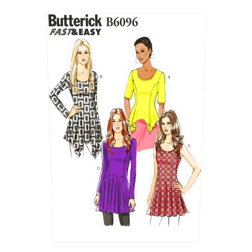 Butterick Patterns B6096 Misses' Top, Size E5