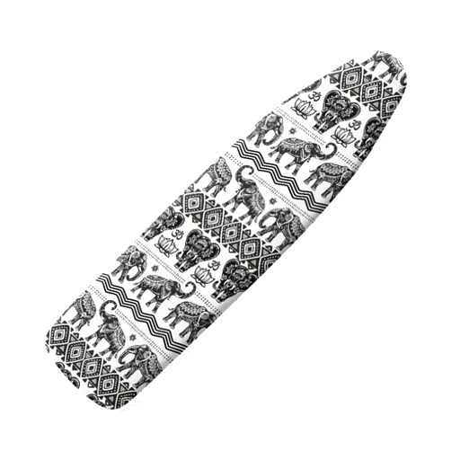 Psesaysky Elephant Extra Wide Ironing Board Cover with Elastic Edge Decorative Ironing Accessories Stain Resistant Ironing Board Cover Standard Size