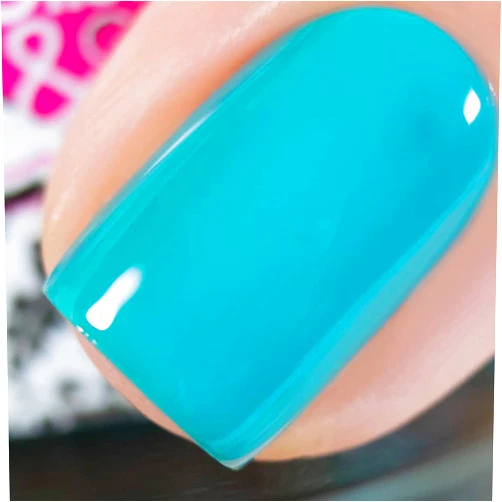 Vishine Nail Gel Polish, 15ml Soak Off Nail Gel Polish Nail Art Manicure Salon DIY at Home Long-lasting - Turquoise 0.5 OZ