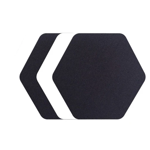 GEAR AID Tenacious Tape Hex Shaped Repair Patches for Fixing Holes in Down Jackets, Tents, Rain and Outdoor Gear, 2.5” and 1.5”, Color/Size Options