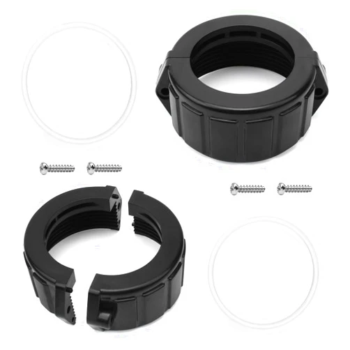 Ximoon 2 in Spa Hot Tub Heater Split Nut Unions Parts Replacement for Balboa Heater Split Nut (Actual Size 3 Inch), Suitable for 2 Inch Heater Assemblies - 2 Pack