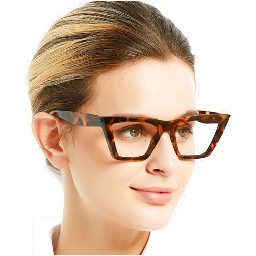 OCCI CHIARI Reading Glasses Women's Reader Cat Eye Eyeglasses 0 1.0 1.25 1.5 1.75 2.0 2.25 2.5 2.75 3.0 3.5 4.0 5.0 6.0 (Brown,200)