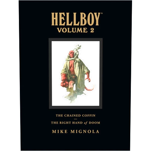 By Mike Mignola (Author, Artist) Hellboy Library Edition, Volume 2: The Chained Coffin, The Right Hand of Doom, and Others (v. 2)