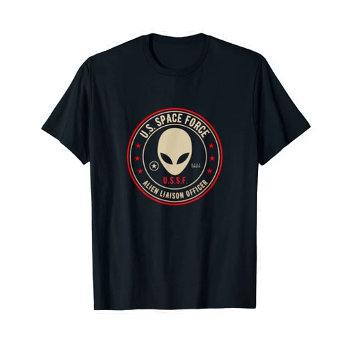 Space Force Alien Liaison Officer Insignia Gift Space Force Alien Liaison Officer Gift. Men, Women or Kids T-Shirt