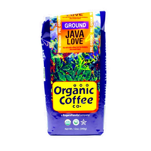 THE ORGANIC COFFEE CO. The Organic Coffee Co, Java Love Ground, 12 Ounce (3 Pack)