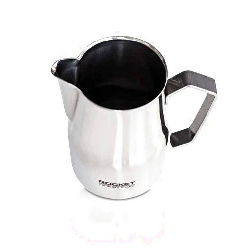 Rocket Espresso Milano Rocket Espresso 18/10 Stainless Steel Frothing Pitcher, 16.9oz, Polished Mirror Finish