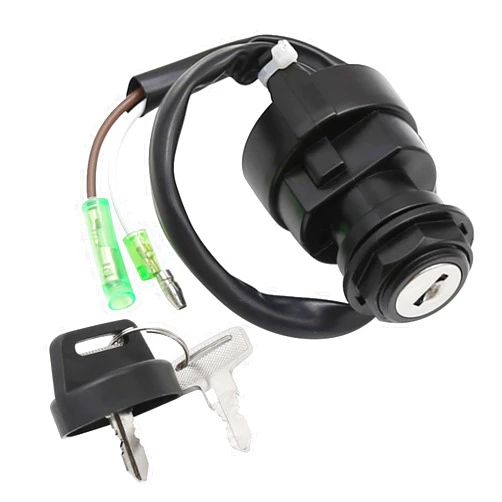 Anxingo 27005-1186 Ignition Switch with Key, Replacement for Kawasaki Bayou KLF220 KLF250 KLF300 KLF400, Replacement for Lakota 300 Prairie 300 400 ATV