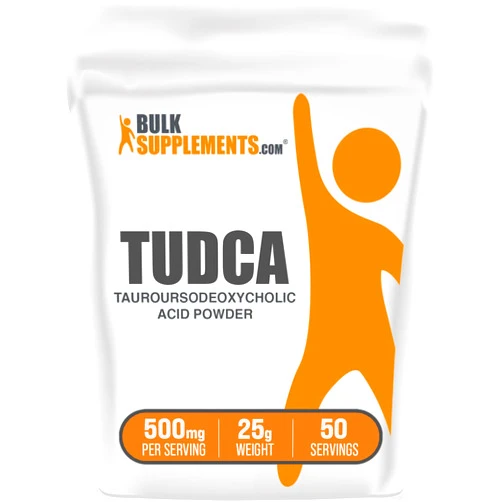BulkSupplements.com TUDCA Powder - Tauroursodeoxycholic Acid, TUDCA 500mg - TUDCA Supplement for Liver Support - Gluten Free, 500mg per Serving, 25g (0.88 oz) (Pack of 1)