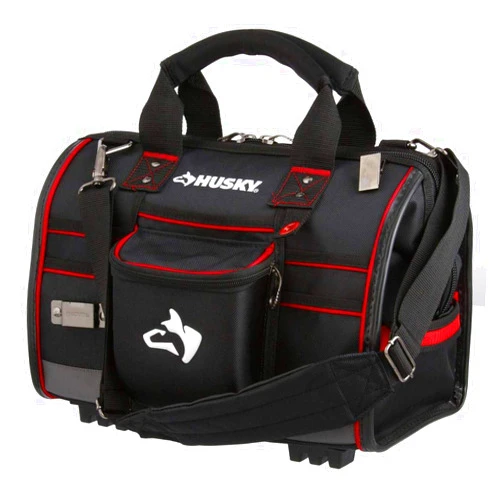 Husky 16 in Large Mouth Bag with Tool Wall