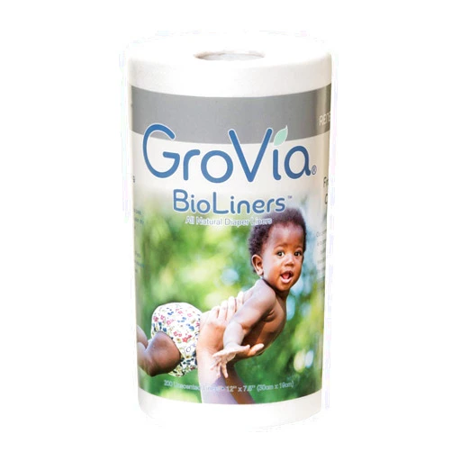 GroVia Diaper Liners – GroVia BioLiners – All Natural and Unscented for Natural Parenting – Breathable – Chlorine-Free – 200 Count