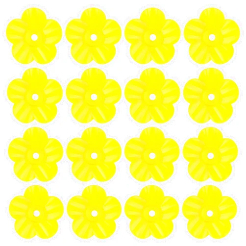 AHQiZFX 16 Pieces Hummingbird Feeders Replacement Flowers, Yellow Feeding Ports Replacement Bird Feeder Replacement Parts for Hummingbird Feeders for Outdoors Hanging Feeder