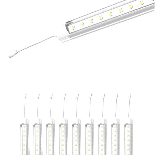 LEDMyplace.com LEDMyplace 32W 5ft LED Freezer/Cooler Tubes T8 V-Shape, 4200 Lumens, 5000k Daylight White, 180° Beam Angle, 100-277V, Tube Lights for Supermarkets Freezer, Commercial Freezer Lights, Pack of 10