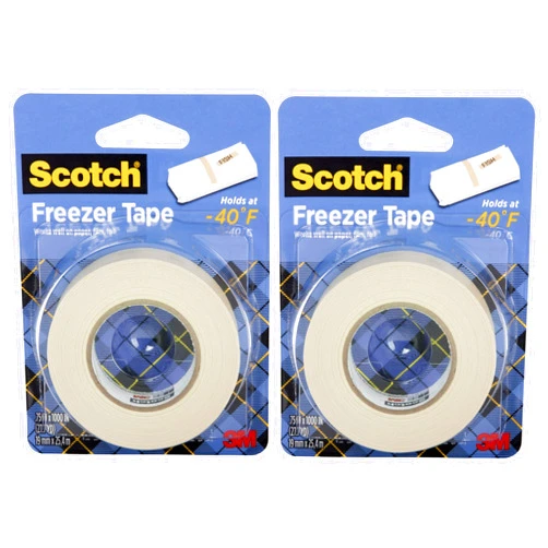 Scotch Freezer Tape, 3/4 x 1000 Inch, 2-PACK