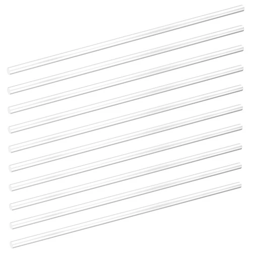 Tynulox 10Pcs 6061 Aluminum Round Rod, 1/8
