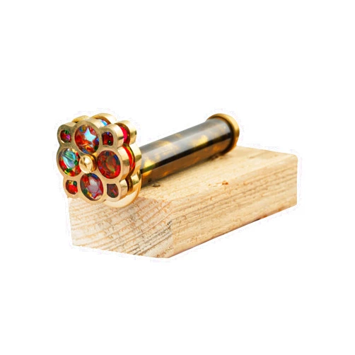 AL QAYIM Handcrafted Brass Kaleidoscope - Vintage Antique Design, 3D Mirror Lens, for Kids & Adults - Mesmerizing Patterns, Endless Creativity Occasions