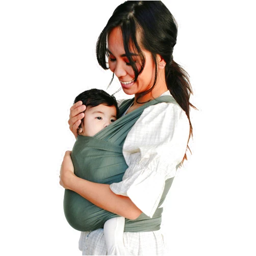 Solly Baby Wrap, Buttery-Soft Baby Carrier Newborn to Toddler 8-25 Lbs., Lightweight & Hands-Free Infant Sling Wrap, Breathable Summer Carrier, Baby Wearing & Postpartum Essential, New Mom Gift, Basil