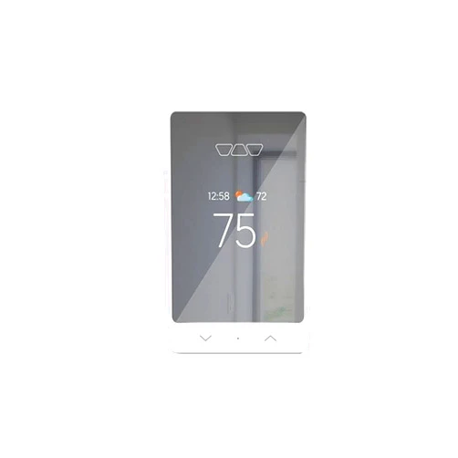 Schluter Ditra-Heat-E-RS1 Smart Thermostat with Floor Sensors, Energy Tracking, GFCI Protected - Ideal for Home Floor Heating - Mirror-Finish, App Control, Voice Assistant Compatible - DHERT105/BW