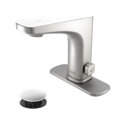 Bio Bidet Grove Touchless Bathroom Sink Faucet, Hands Free or Touch Activated, Chrome