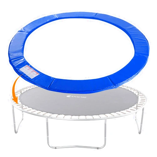 Exacme Trampoline Pad Replacement 16 15 14 13 12 10 8 Foot, Waterproof Safety Spring Cover Round Frame Pad, No Hole for Pole