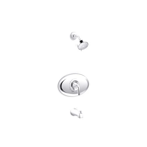 Kohler K-TS21948-4Y-CP Remodel Rite-Temp Bath and Shower Trim Kit, 2.5 GPM, Polished Chrome