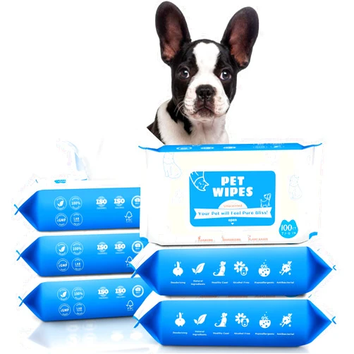 PUMBLER Dog Wipes for Paws and Butt - 600count/6packs Pet Wipes for Dogs and Cats, Puppy Wipes - Dog Grooming Wipes Cleaning Deodorizing - Fragrance Free Dog Face Wipes