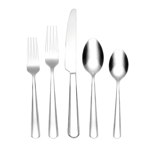 Oneida Gable 42 Piece Everyday Flatware, Service for 8 18/0 Stainless Steel, Silverware Set