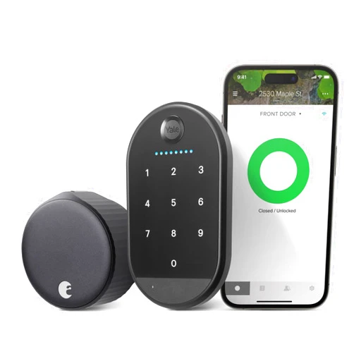 Yale|August Wi-Fi Smart Lock with Keypad, Black