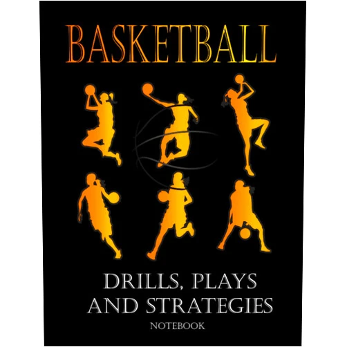 By MIRACLE ARTS (Author) basketball drills plays and strategies: Basketball Court Diagrams Notebook, Scouting, drills plays and strategies coaching planner (Coach Playbook Essentials)