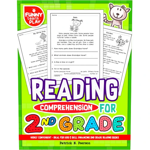 Patrick N. Peerson Reading Comprehension Grade 2: Highly Convenient - Ideal for Kids & Skill Enhancing 2nd Grade Reading Books (Reading Comprehension Grade 1, 2, 3 Series)