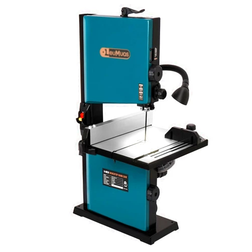 Greteefor 3Amp 9 Inch Benchtop Band Saw,Low Noise Induction Motor 2500FPM Bandsaw with 360° Adjustable Light,Steel Base,Cast Aluminum Table,Miter Gauge System.Anti-Shake Band Saws for Woodworking