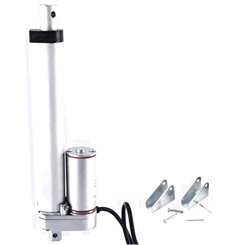XMSound DC12V 6inch Stroke Linear Actuator with Mounting Bracket 900N(225lbs) Maximum Lift 10mm/s for Recliner TV Table Lift Massage Bed Electric Sofa Linear Actuator