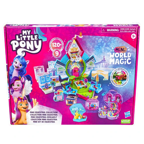 My Little Pony Mini Magic World, Mini Equestria Collection, Customisable Box with More than 120 Pieces