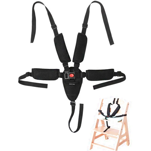 Together-life Universal 5 Point Harness Baby Seat Belt Adjustable Baby Safety Strap for High Chair Stroller for Kids Safe Protection