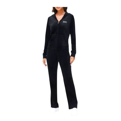 Juicy Couture Women's Bling Velour Hoodie