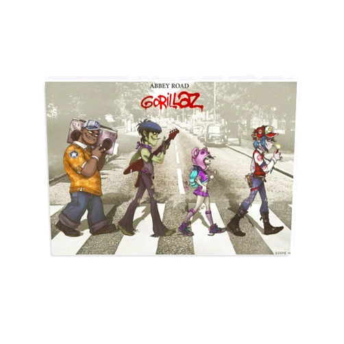 Wklsdrnd Gorillaz Music Poster,Gorillaz Rock Band Posters Wall Art Paintings Canvas Wall Decor Home Decor Living Room Decor Aesthetic Prints 12x18inch(30x45cm) Unframe-style