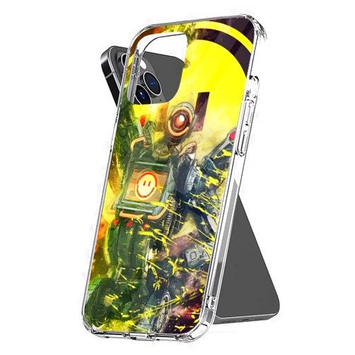 Generic Phone Case Apex Protect Legends Accessories Pathfinder Cover 80s Shockproof Compatible with iPhone 15 14 13 Pro Max 12 11 X Xs Xr 8 7 6 6s Mini Plus Transparent