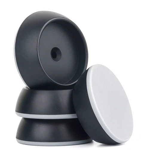PAWOAH 4 Pack Baby Gate Wall Protector Wall Cups for Child Pressure Mounted Stair Safety Gate, Protect Walls & Doorways from Pet & Dog Gates, Black