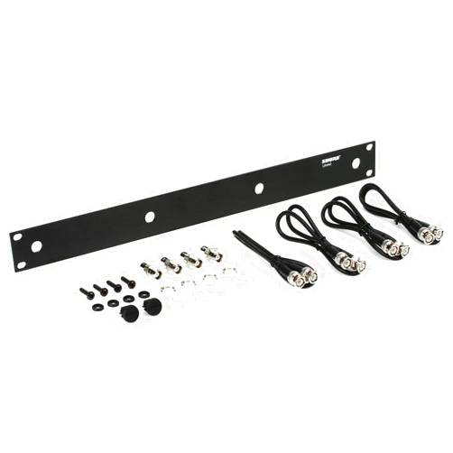 Shure UA440 Front Mount Antenna Kit with Four 2-Feet BNC-BNC Coaxial Cables and 4 Bulkhead Adapters (Requires Full Rack Space)