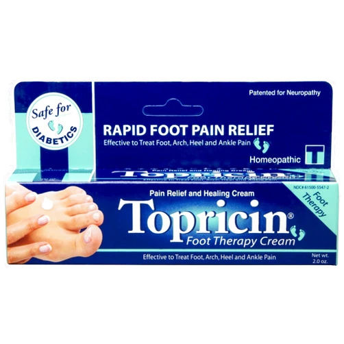 TOPRICIN Foot Therapy Cream 2 OZ, 2 Pack