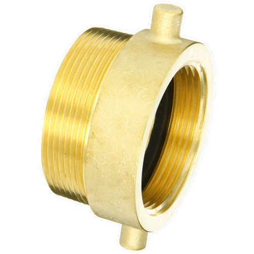 Dixon Valve HA2530T Brass Fire Equipment, Hydrant Adapter with Pin Lug, 2-1/2