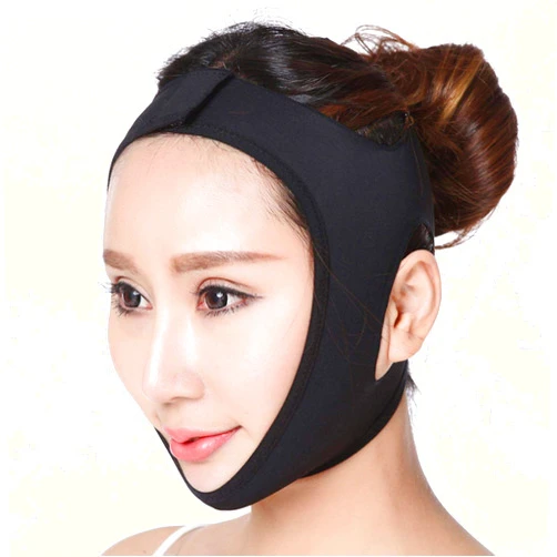 ASRG Double Chin Reducer Facial Slimming Bandage Relaxation Lift Up Belt Shape Chin Lift Reduce Double Chin Face Thining Band Massage New M