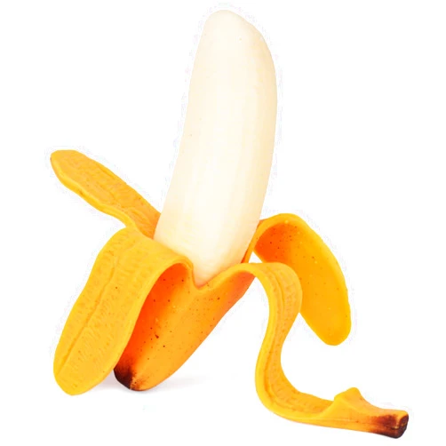 LOVESTOWN 2PCS Banana Stress Toys, Scented Simulation Bananas Fruit Squeeze Toys for Anxiety Relief Birthday Gift Novelty Toys