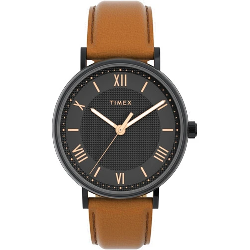 Timex Southview Men's Analogue Watch with Leather Strap