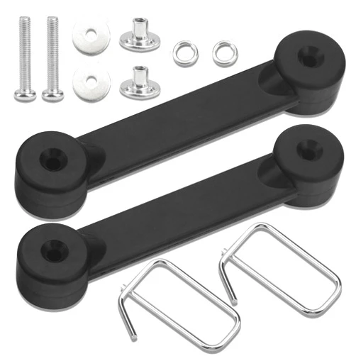 AMTHKNO M67099 Strap and M67100 Hook Kit Compatible with John-Deere Lawn & Garden Tractors Bagger Chute Attaching Strap Kit for John-Deere F Z LA X LT Series, Replace M88150 M67099B M67099A GY00177 M88012