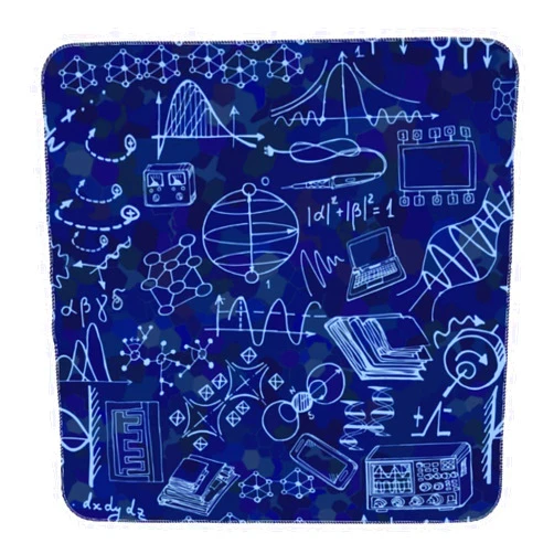 Yuyuy Nanotechnology and Physics Elements Science Baby Blanket Newborn Swaddle Cover Receiving Blanket for Infant Nursery Stroller