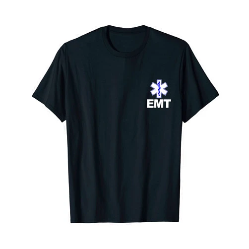 Uniforms for Official Staff Co. EMT Emergency Medical Technician Uniform First Aid Men Women T-Shirt