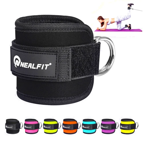 NEALFIT Ankle Strap for Cable Machine, Gym Ankle Cuff for Kickbacks, Leg Extensions, Glute Workouts, Booty Hip Abductors Exercise for Women and Men