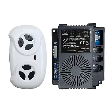 LinkePow 2.4G Bluetooth Remote Control and HY2005RX-24V/40A Receiver Control Box Mother Board for Kids Powered Wheels Children Electric Ride On Cars Replacement Parts